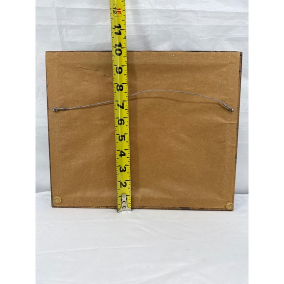 Framed Seashell Crewel Embroidery Art Coastal Beach Decor Nautical Home Accent - Picture 5 of 5